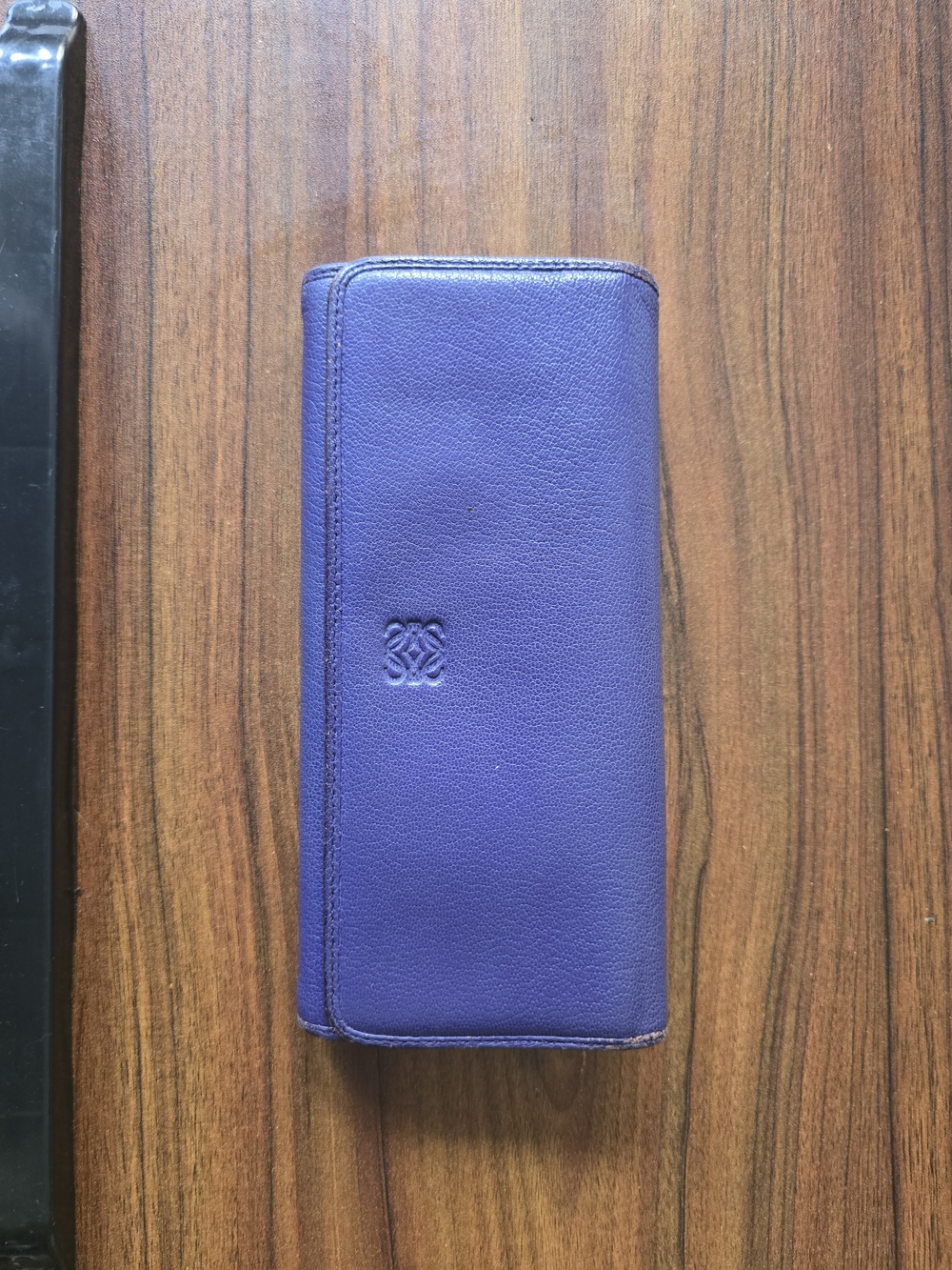 Loewe Purple Bifold Continental Wallet
